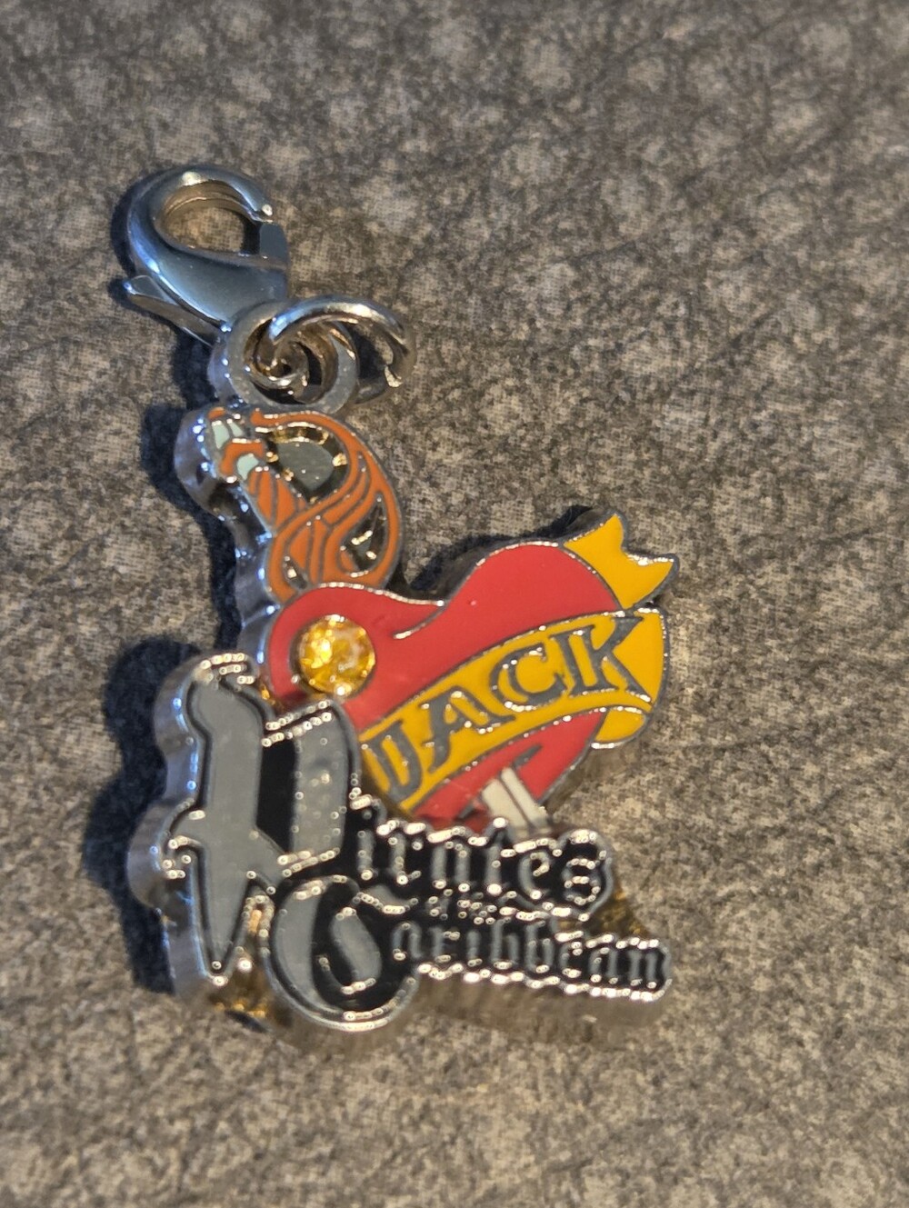 Disney JackCaptain Jack Sparrow Tattoo charm from the Pirates of the Caribbean